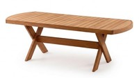 Exklusiver Holztisch Designer Gartentisch Schicker Terrassentisch