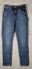 Levis Women's 721 High Rise Skinny Jeans Size 27 27Wx28L Preowned Stretchy Waist