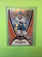 Macklin Celebrini 2025-26 UD Allure Hockey Red Rainbow San Jose Sharks #71