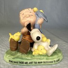 Peanuts Figurine-Special Blessings. Features Linus, Snoopy And Woodstock.