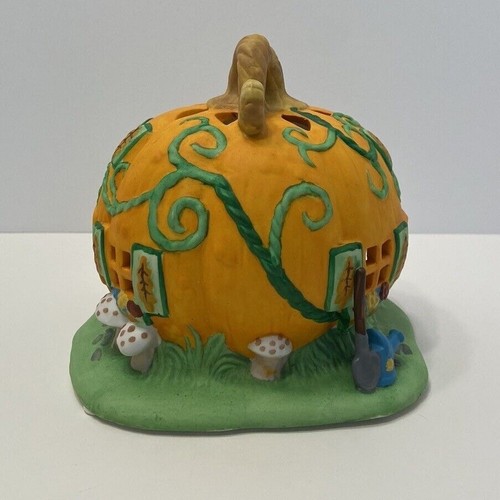 PartyLite Candelabro Votivo Luz de Té Calabaza Parche Elfo Casa Halloween Decoración - Imagen 4 de 13