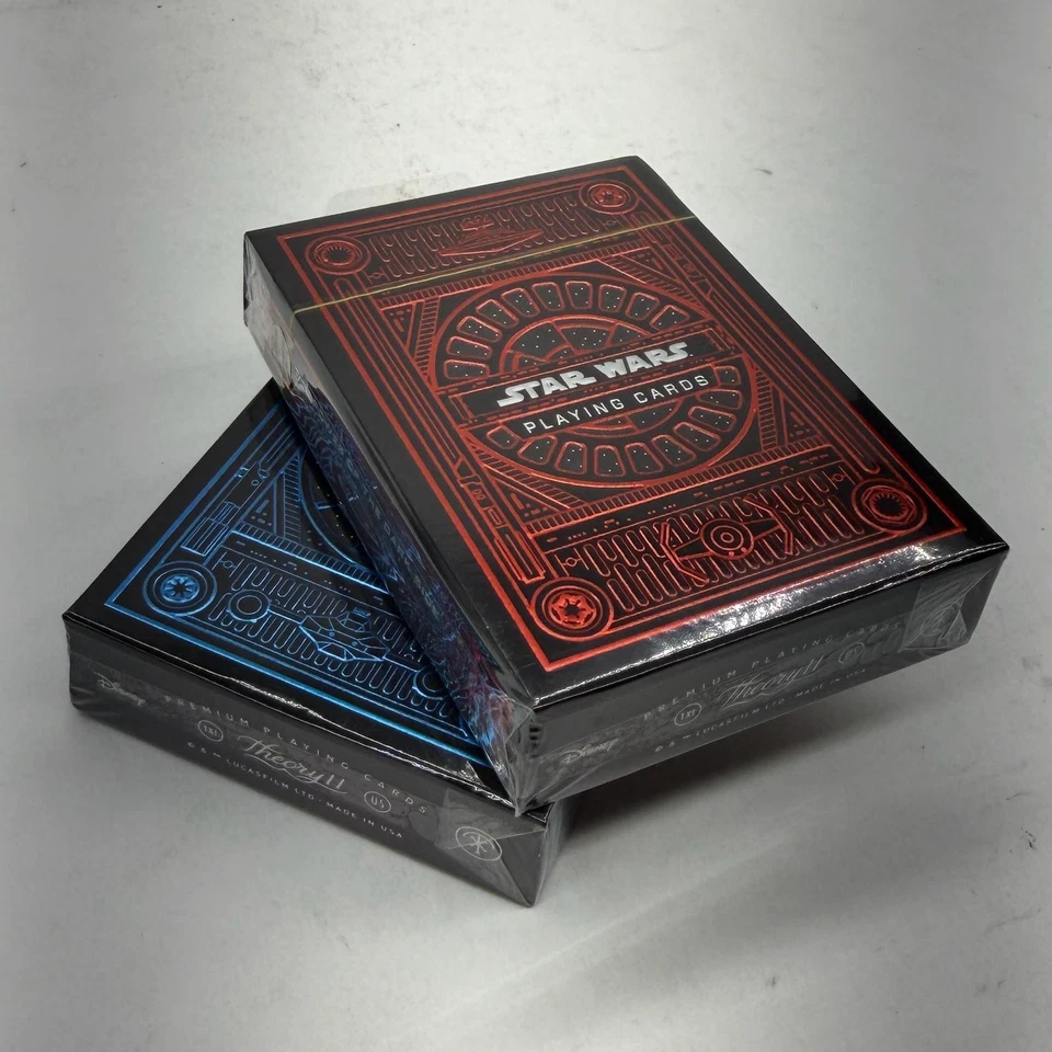 2 Packs STAR WARS PLAYING CARDS- Light & Dark Side, Rebellion & Empire Theory 11 - Image 3 of 4