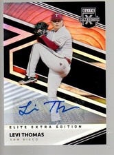 2020 Elite Extra Edition Signatures #116 Levi Thomas