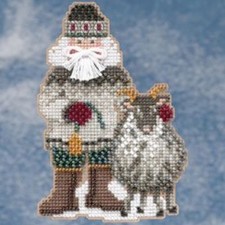 Greenland Santa Bead Ornament Kit Mill Hill 2009 Arctic Circle Santas