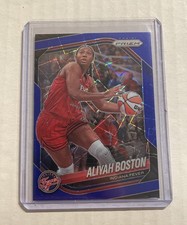 2025 Panini Prizm WNBA Aliyah Boston #75 Blue Velocity Prizm