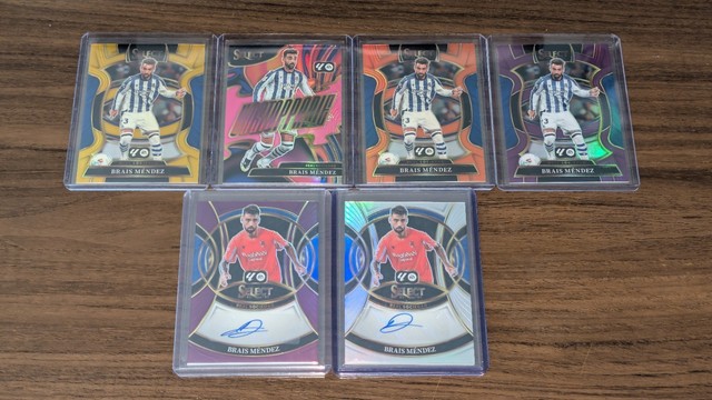 2025-26 Select La Liga Brais Mendez /10, /25, /75, /125, Auto, Purple Auto /49!