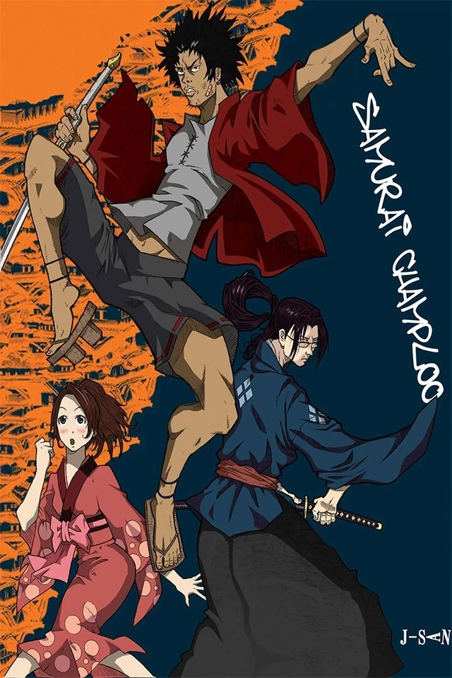 Samurai Champloo Japanese Anime Poster print 14"x20" HOME DECOR - Image 3 of 4