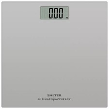 Image of Salter 9206 SVSV3R Glass Electronic Bathroom Scale - Silver