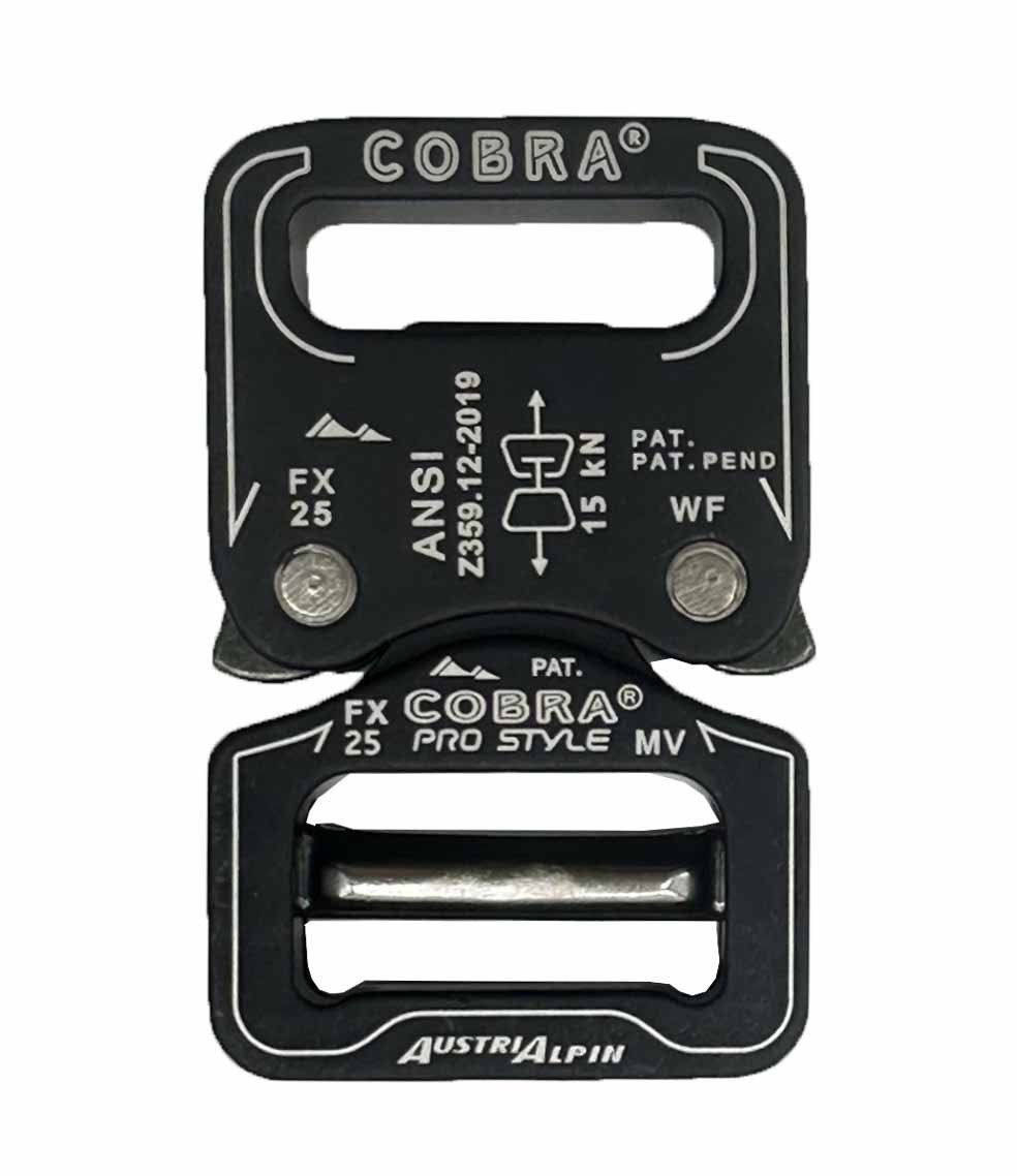 Boucle Cobra Anodisée Rouge 25Mm / 1 Pro Style - FY25RVF