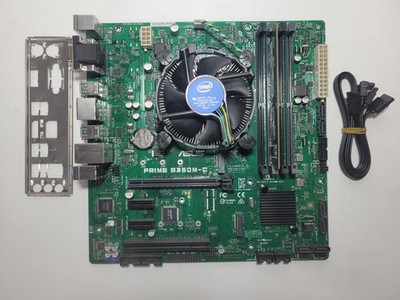 ASUS PRIME B360M-C Core i5-9400, 4GB RAM, IO Shield #1329