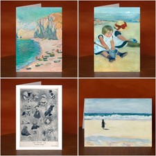 Beach Art Print Greeting Cards, A5 - 30 Artwork Choices
