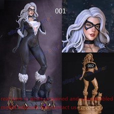 Black Cat Lady Figure 1/8 1/4 1/2 Model Kit U...