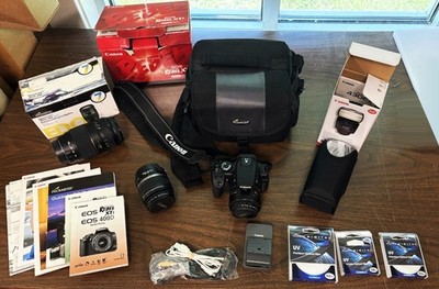 Canon EOS Digital Rebel XTi 400D Camera With Numerous Accessories