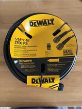 DeWalt 5/16 Inch x 40 - 3700 PSI Pressure Washer Replacement Hose Genuine OEM
