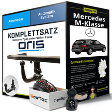Für MERCEDES M-Klasse W164 Anhängerkupplung abnehmbar +eSatz 7pol uni. 05-11 NEU