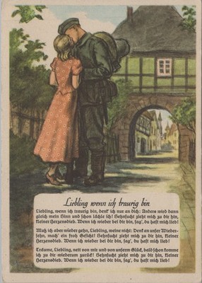 Postcard, Darling When I'm Sad 1942 D/138