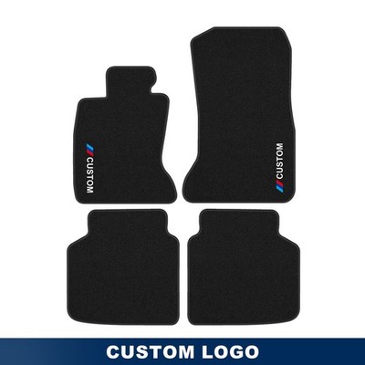 Car Floor Mats For BMW 7 Series F03 2008-2015 Custom Black Carpet Velour Liners