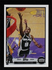 2003-04 Topps Wrong Back ( Back) Ben Wallace ( Back) Tony Parker #30 HOF uk2
