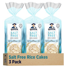 Large Rice Cakes, Salt Free, 8.53 Ounce Pack of 3