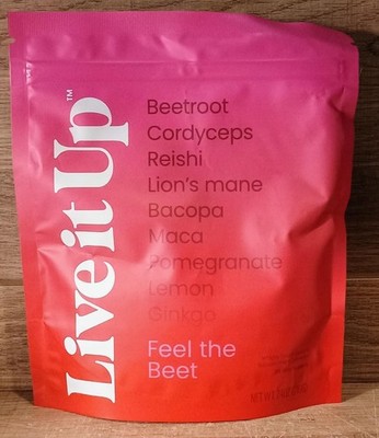 LIVE IT UP Feel the Beet Beetroot Powder with Superfood Vitality Blend 30 day