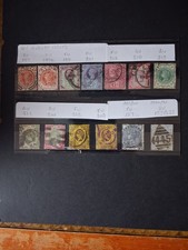 QV Mainly 1887/90 Used Jubilee Issues Varying Condition Please See Scans