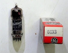 GE 6CX8 Vacuum Tube NOS Vintage Electronic Tube Made in USA
