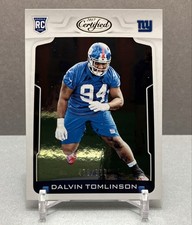 2017 Panini Certified - Rookies Dalvin Tomlinson #187 /999 (RC)