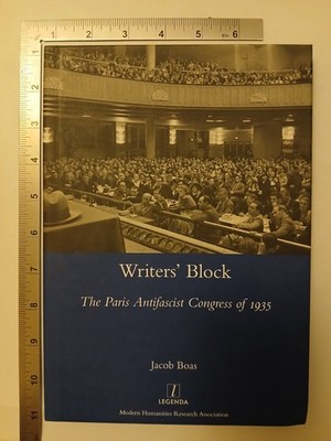 Writers Block Jacob Boas 2016 Hardback Legenda Publishing 1st