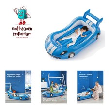 Blow up Inflatable Toddler Travel Bed with Sides, Toddler Air Mattress for Ca...