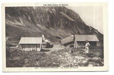 73 Le Petit Bornand Les Chalets De Balmes Sepia Postal Saboya Francia