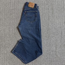 VTG 90s Levis 501 WOMENS 30x30 Blue Button Fly Denim Jeans USA 6501-0116