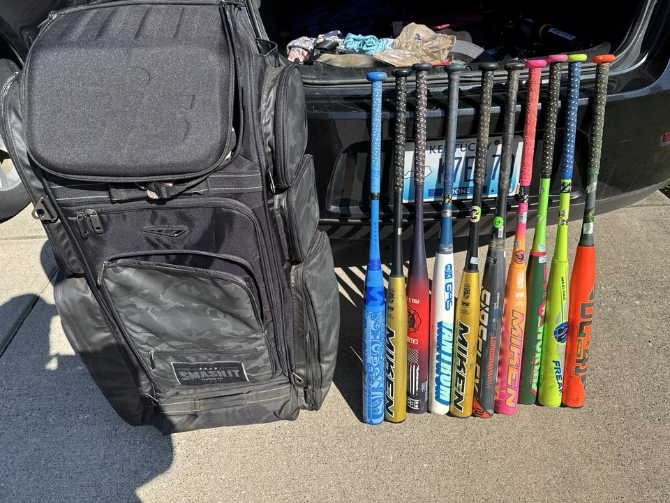 垒球袋和球棒 — 第 2/2 张图片