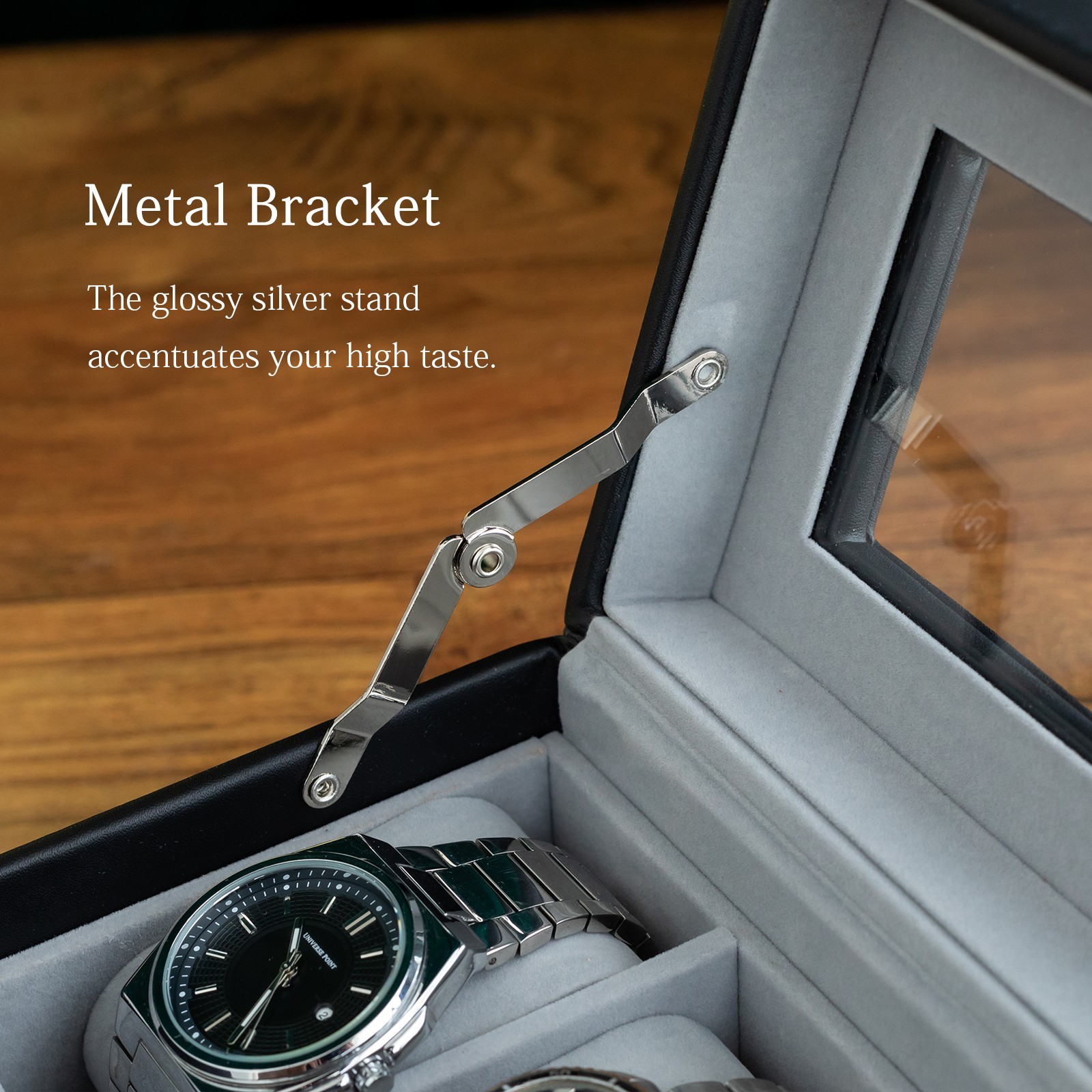 6/12 Slot Watch Organizer Box,Watch Display Storage Case,Christmas Gift for Men