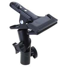 Heavy Duty Metal Clamp Holder Reflector Clip Mount Bracket for Flash Umbrella