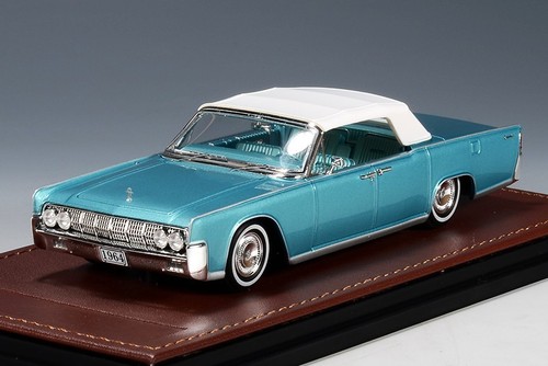 GLM STAMP 1/43: 1964 LINCOLN CONTINENTAL CLOSED CONVERTIBLE. TURQUOISE. LTD: 109 - Picture 5 of 6