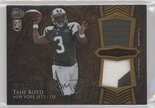 2014 Bowman Sterling Rookie Dual Relics Gold Refractor 95/99 Tajh Boyd 11z5