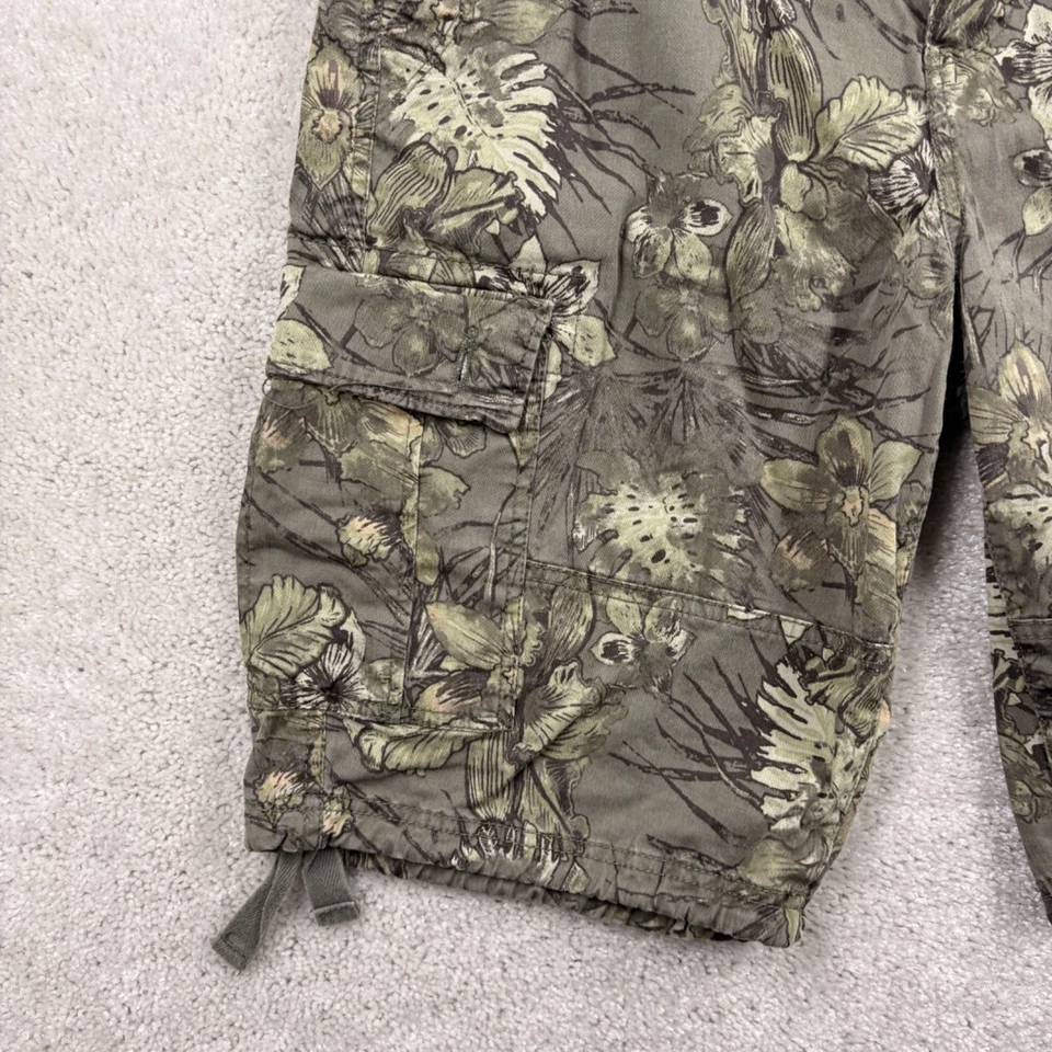 Pantalones Cortos Carga Urban Pipeline Para Hombre Talla 36 Verde Camuflaje Floral Elastizados Foto 2 de 4