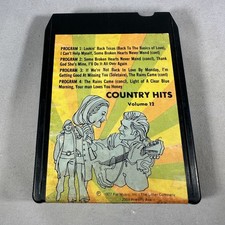 Country Hits Volume 12 8 Track Tape Vintage Music Collection 1977 Par Music Intl