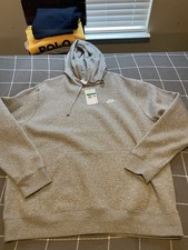 Nike Sportswear Club Fleece Men's Size XLT Pullover Brand New Gray