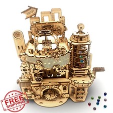 Wooden 3D Puzzle Mechanical Crafts DIY Model Kit for Adults Teens