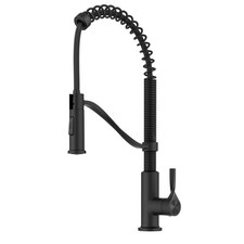 Kraus KPF-2635 Torak 1.8 GPM 1 Hole Pre-Rinse Pull Down Kitchen - Black
