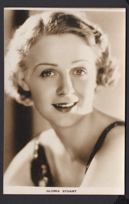 FILM WOCHE RPPC DER AMERIKANISCHEN SCHAUSPIELERIN GLORIA STUART