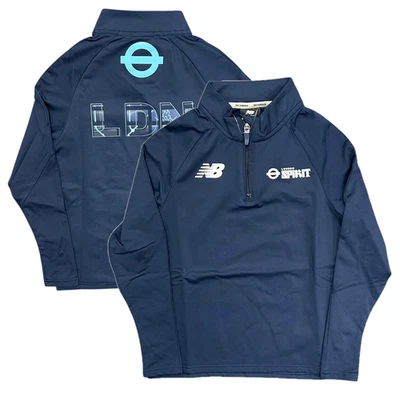 London Spirit 1/4 Zip Kinder New Balance Cricket 1/4 Zip Top - Neu