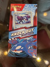 Pokémon Knock Out Collection Box Kyogre Foil Promo Card & 2 Booster Packs