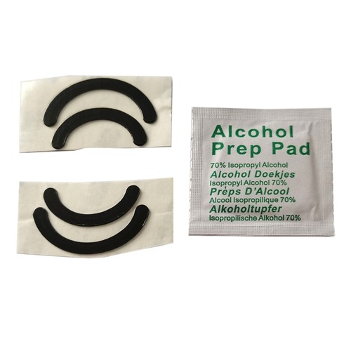 for Pebble Mouse Skates Mouse Feet Pad Replacement Mice Glides Feet, Black - Afbeelding 6 van 7