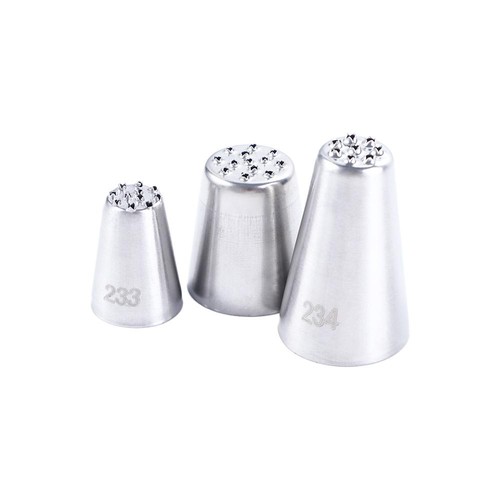 3Pcs Pastry Fondant Cream Baking Tool Cake Decorating Cake Nozzle Icing Piping - Picture 11 of 12