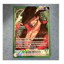 Bandai Dracule Mihawk Leader The Seven Warlords OP14-020 One Piece Card