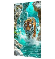 Large Diamond Art Kits for Adults, Tiger Diamond Art Painting Kits for Adults,