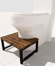 7 Inch Height Bathroom Toilet Stool, Versatile Footstool for Adults, Seniors 