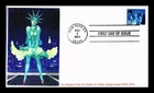 US COVER STATUE OF LIBERTY 34C FIRST DAY ISSUE GG GARY GOZEMA CACHET